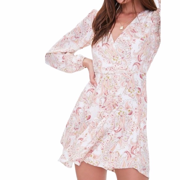 Forever 2 Paisley Long Sleeve Dress 359 